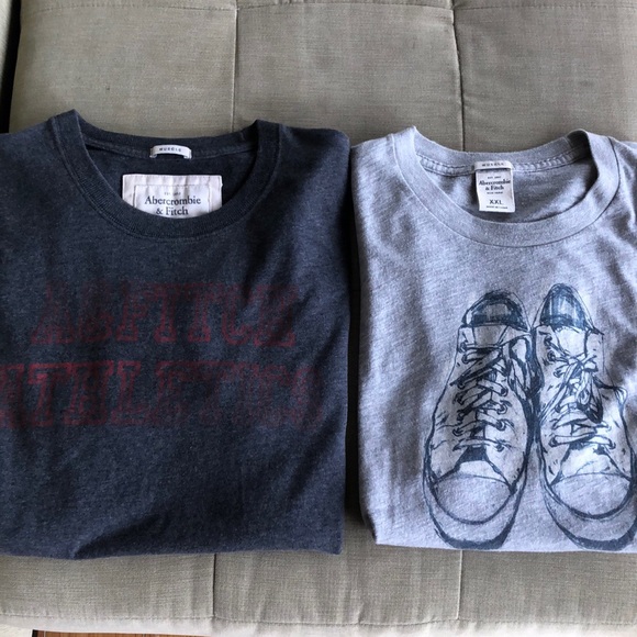 Abercrombie & Fitch Other - (2) Abercrombie and Fitch men’s t-shirts, size XXL